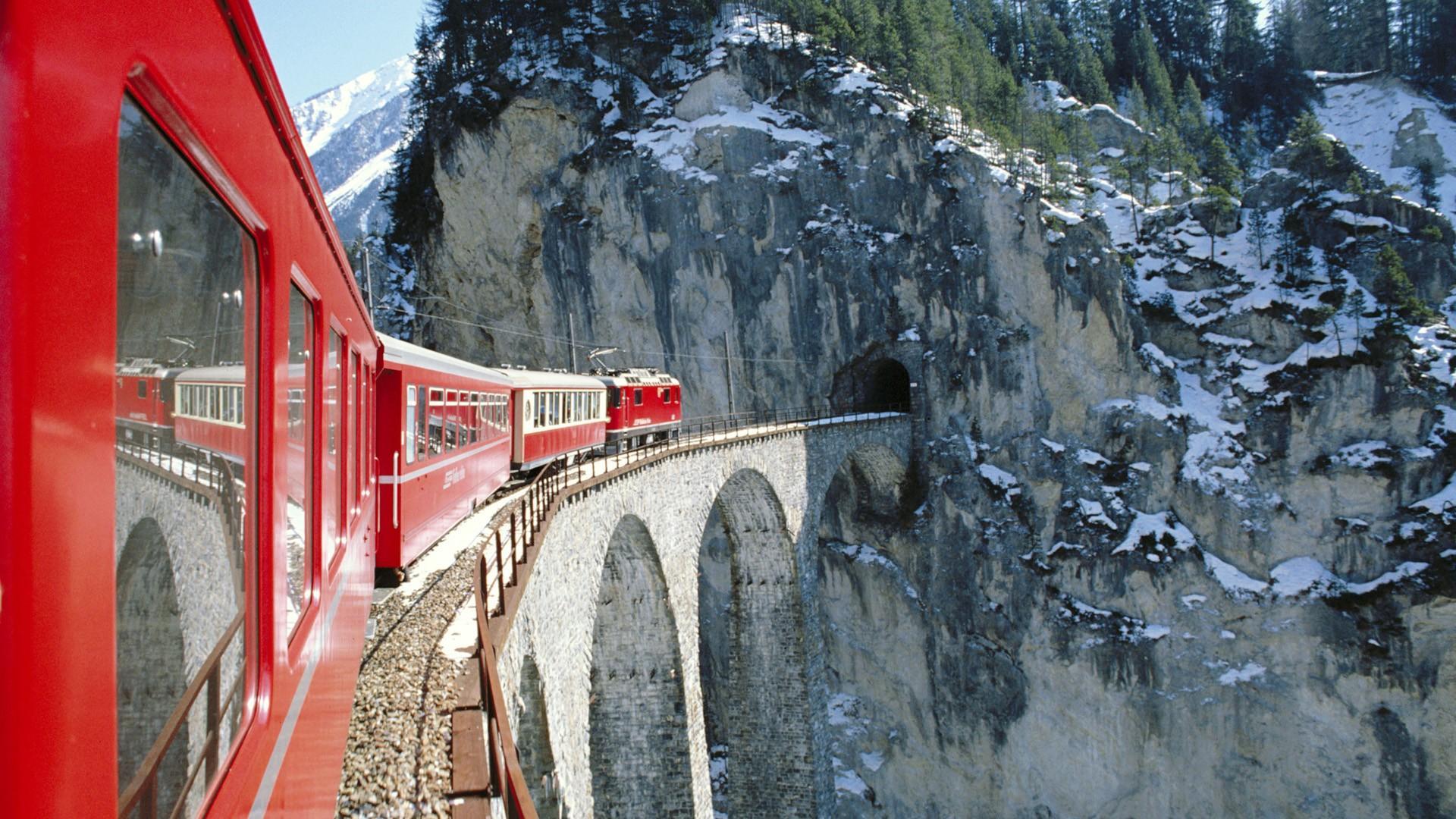 Через Альпы на поезде: самые красивые маршруты
