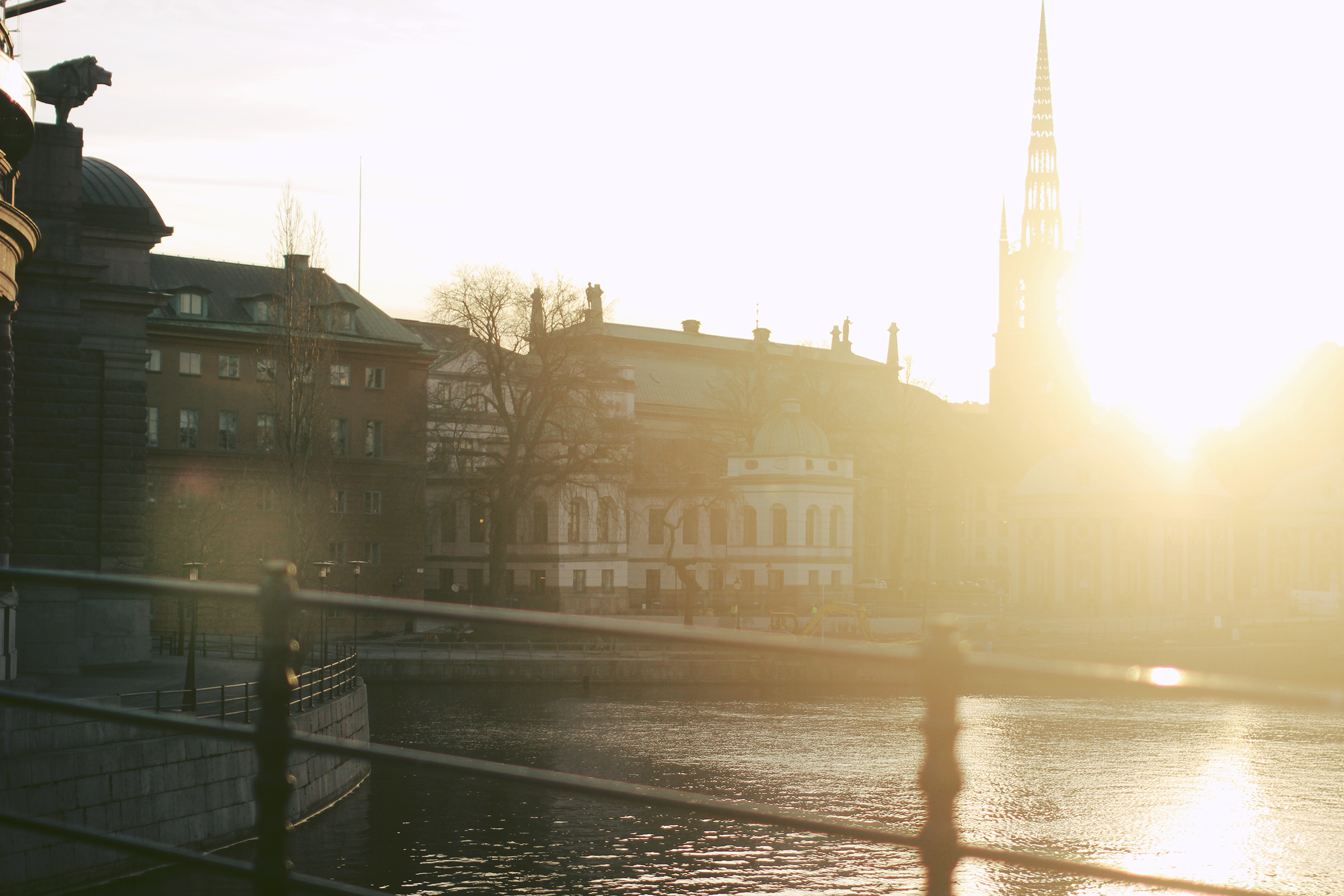 Идеальный солнечный день в Стокгольме