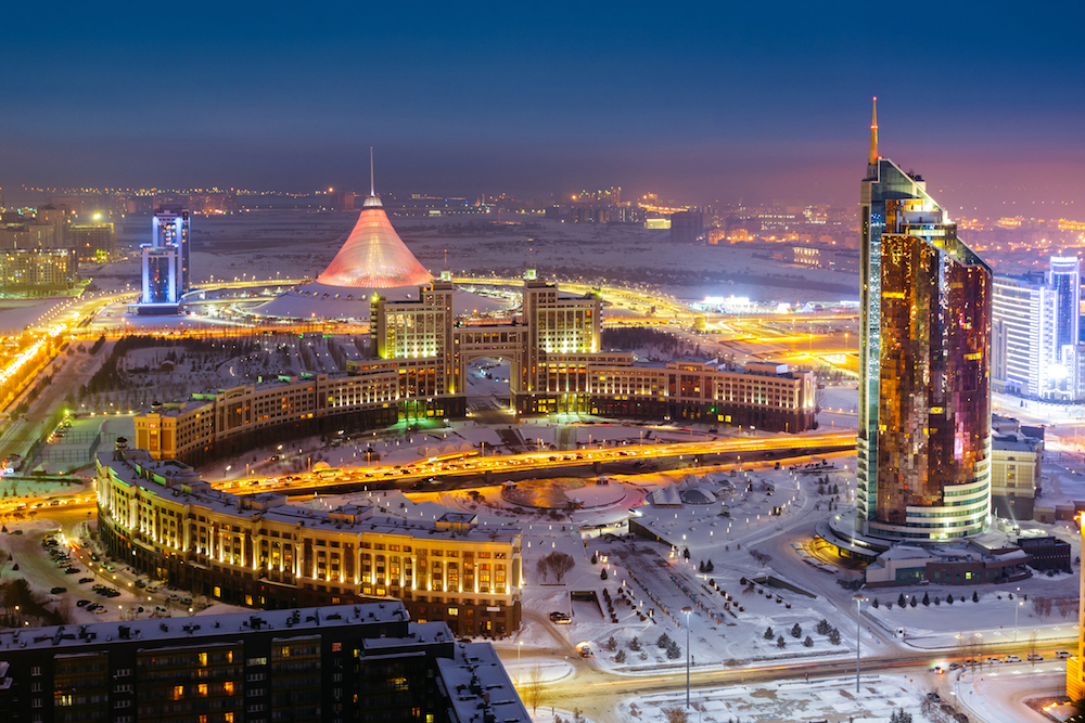 Астана круглая площадь