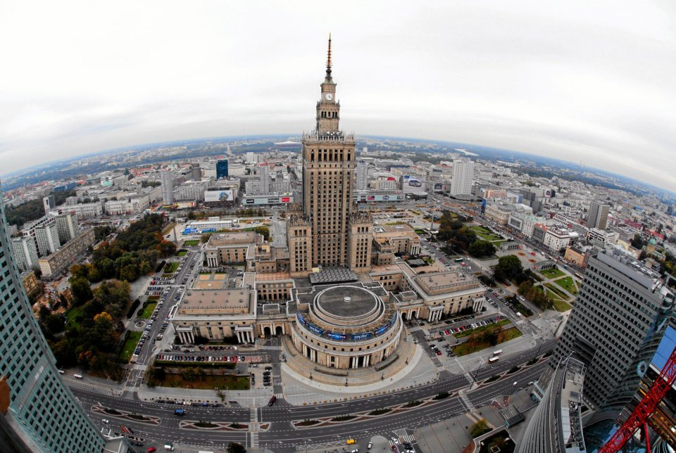 сталинская высотка в варшаве