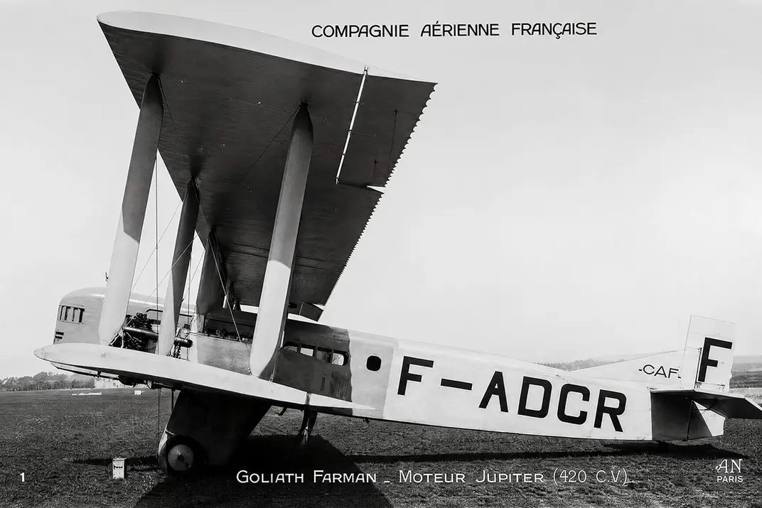 Авиалайнер Farman F.60 Goliath компании Compagnie Aérienne Française