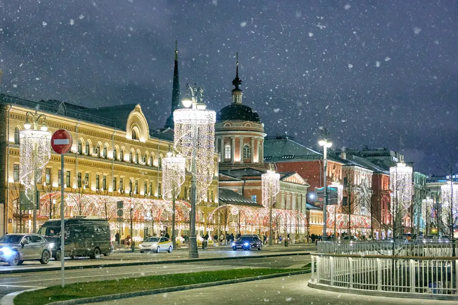 Как в Европе. Московские новогодние маршруты.