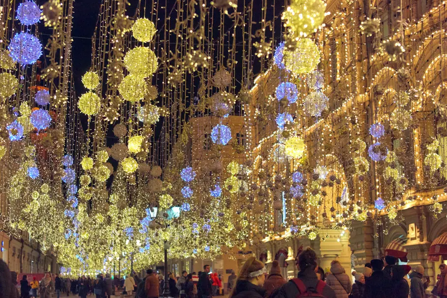 Как в Европе. Московские новогодние маршруты.