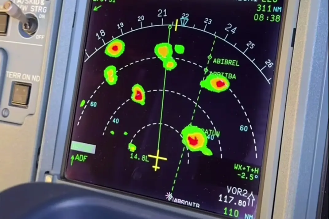 Метеорадар в Airbus 320