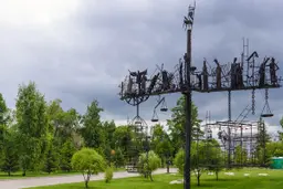 Скульптура Динамическое равновесие в Омске