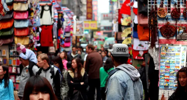 Markets of Mong Kok district